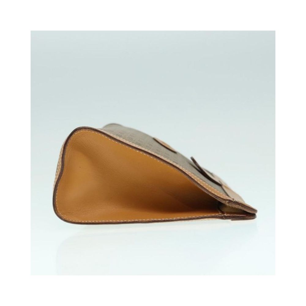 Pre Loved GUCCI GG Canvas Clutch BeigeBrown Womens Bag - Picture 3 of 8